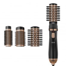 VEVOR Brosse Sèche-cheveux de Coiffage Ionique Rotative 3 Têtes Interchangeables