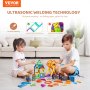 VEVOR Tuiles magnétiques blocs de construction magnétiques pour enfants 123 PCS