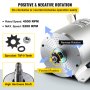 48V DC 1800 Watt Electric Motor with 9Tooth #8 Chain Sprocket and Mounting Bracket for Go Karts Scooters & E-bike