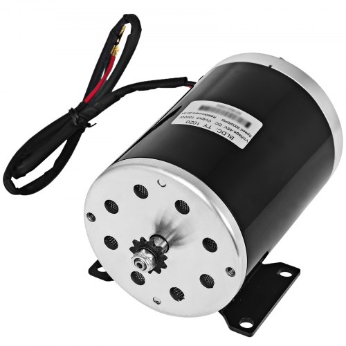 Moteur Électrique Réducteur 12V 250W 2950 RPM - Brossé, Avec Pignon 9 Dents - Pour Vélo Électrique, Scooter, Mini-Véhicules