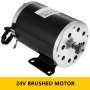 500w Moteur électrique 24v 26.7a Brossé E Vélo Scooter Cyclomoteurs 2500rpm