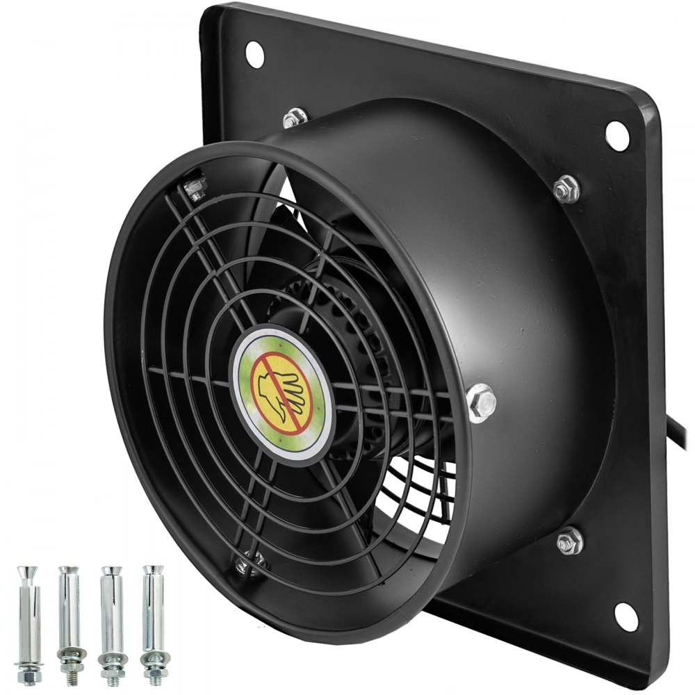 Ventilateur de vidange 200mm, ventilateur de salle de bain 100mm