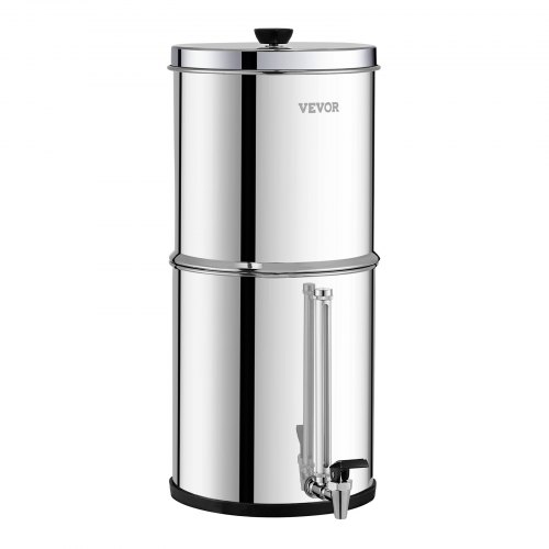 Robinet Indicateur Niveau Eau Inox 304 Pour Filtre Gravité Berkey - Boule Flottante Rouge, Compatible 10L - 5