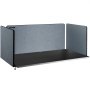 VEVOR Séparateur de bureau - 152,4 cm - Absorption du bruit - Intimité visuelle - Panneau acoustique à 3 panneaux pour la maison, le bureau, la salle de classe, gris clair