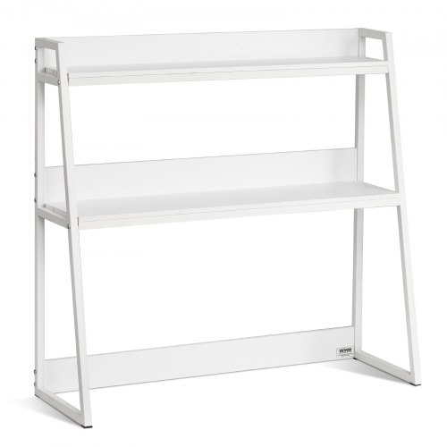 WLSQEU Étagère à Poser Sur Bureau Blanc 95cm - Organisateur 3 Niveaux Pour Ordinateur Et Maison