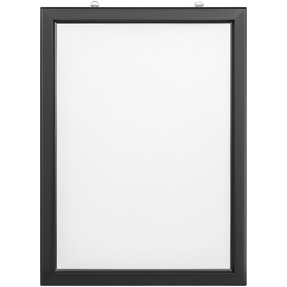 Vevor Porte Affiche Led Cadre Poster 42x59cm Cadre Affiche Lumineux Pub A2 Noir