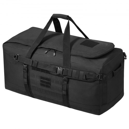 Sac De Sport Tactique VEVOR 45L - Noir, Système Molle, Compartiment à Chaussures (Neuf)