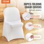 VEVOR Housse de Chaise 30PCS Couverture de Chaise Housses de Chaise Spandex Extensible Universel Taille Compatible Max. 406x508x762 mm