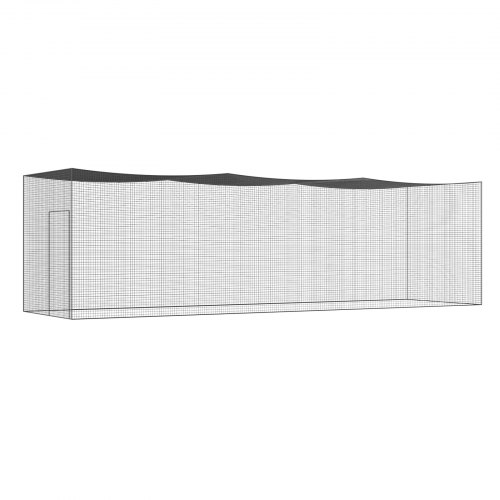 Cage De Frappe (batting Cage) Baseball/softball Labwork 33x12x10 Pieds - Filet Robuste - Neuf