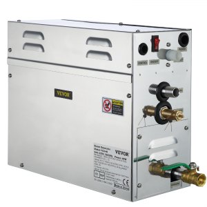 Générateur De Vapeur FlowerW ST-60 6KW | Pour Douche Sauna Maison | Contrôle Numérique 35-55°C | Blanc