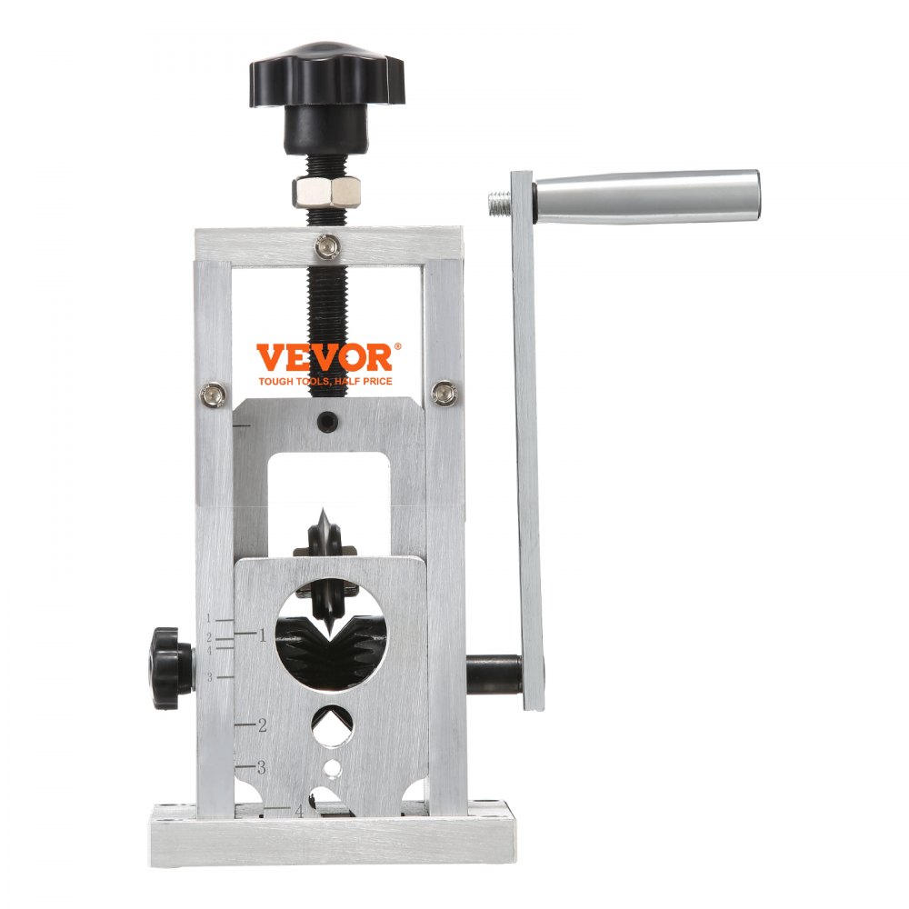 Machine à Dénuder Câbles Manuelle - 6 Canaux Pour Câbles De 3 à 17 Mm - Avec 5 Lames Réglables - Argenté