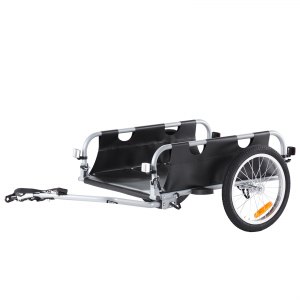 Remorque Cargo Pour Vélo VEVOR - Capacité 45 Kg - Alliage Aluminium - NEUVE
