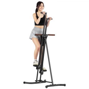Stepper d'escalier pour exercice de gym à domicile, Stair Master pliable, nouvelle version de machine verticale pour entraînement complet du corps, monte-escalier avec capacité de charge de 109,8 kg Stepper d'escalier pour exercice de gym à domicile, Stair Master pliable, nouvelle version de machine verticale pour entraînement complet du corps, monte-escalier avec capacité de charge de 109,8 kg