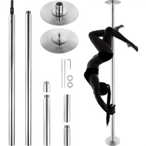 VEVOR Barre de Pole Dance Professionnelle, Pôle de Danse Statique et ...