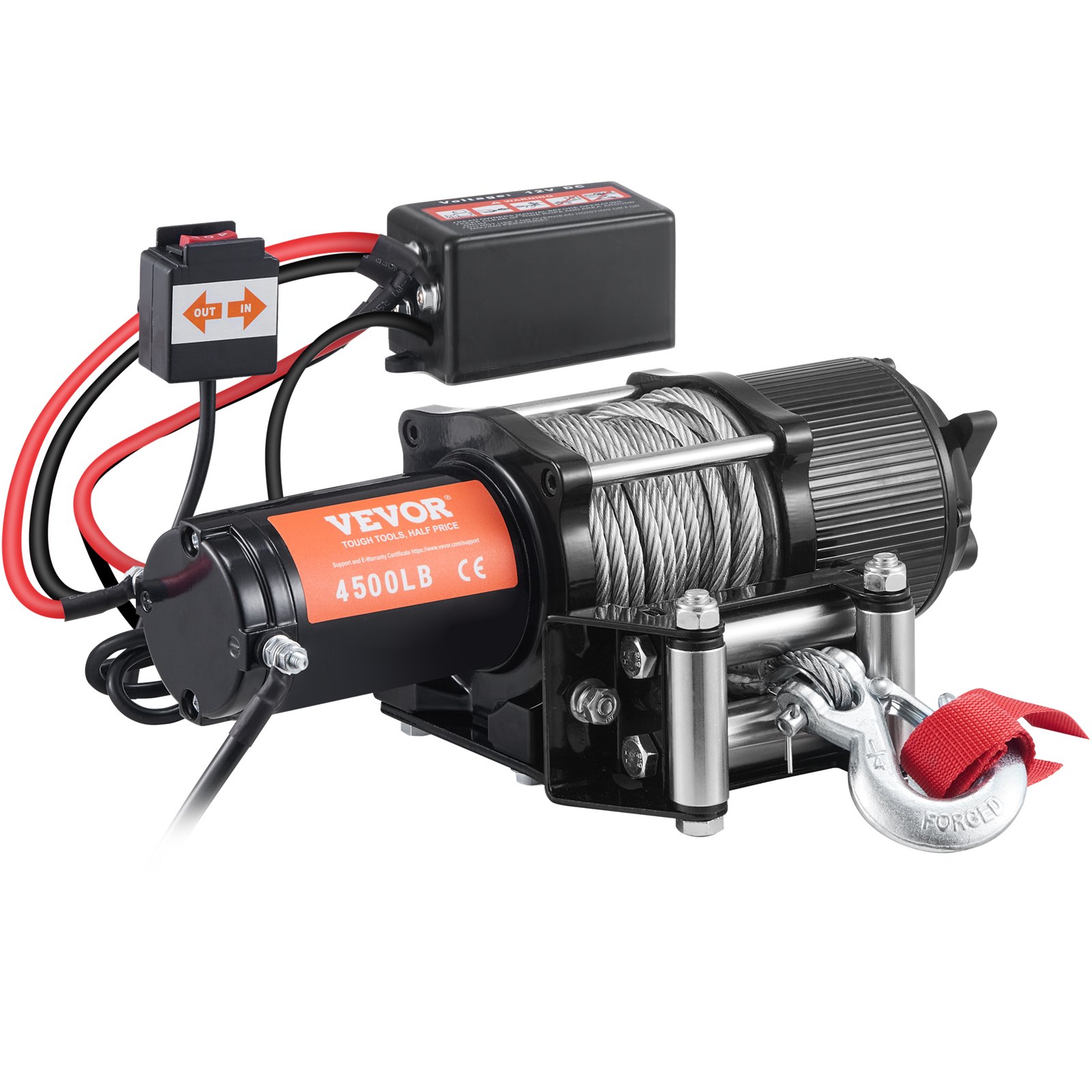 Treuil électrique Badland 2500lbs Pour VTT/UTV - Avec Télécommande Sans Fil - Modèle 61297