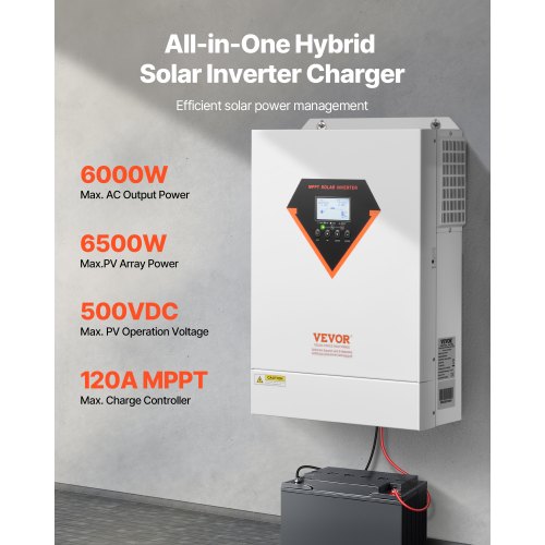 Hors réseau 3kw onduleur solaire hybride basse équence avec contrôleur de charge MPPT - Chine Inverseur hybride, inverseur solaire