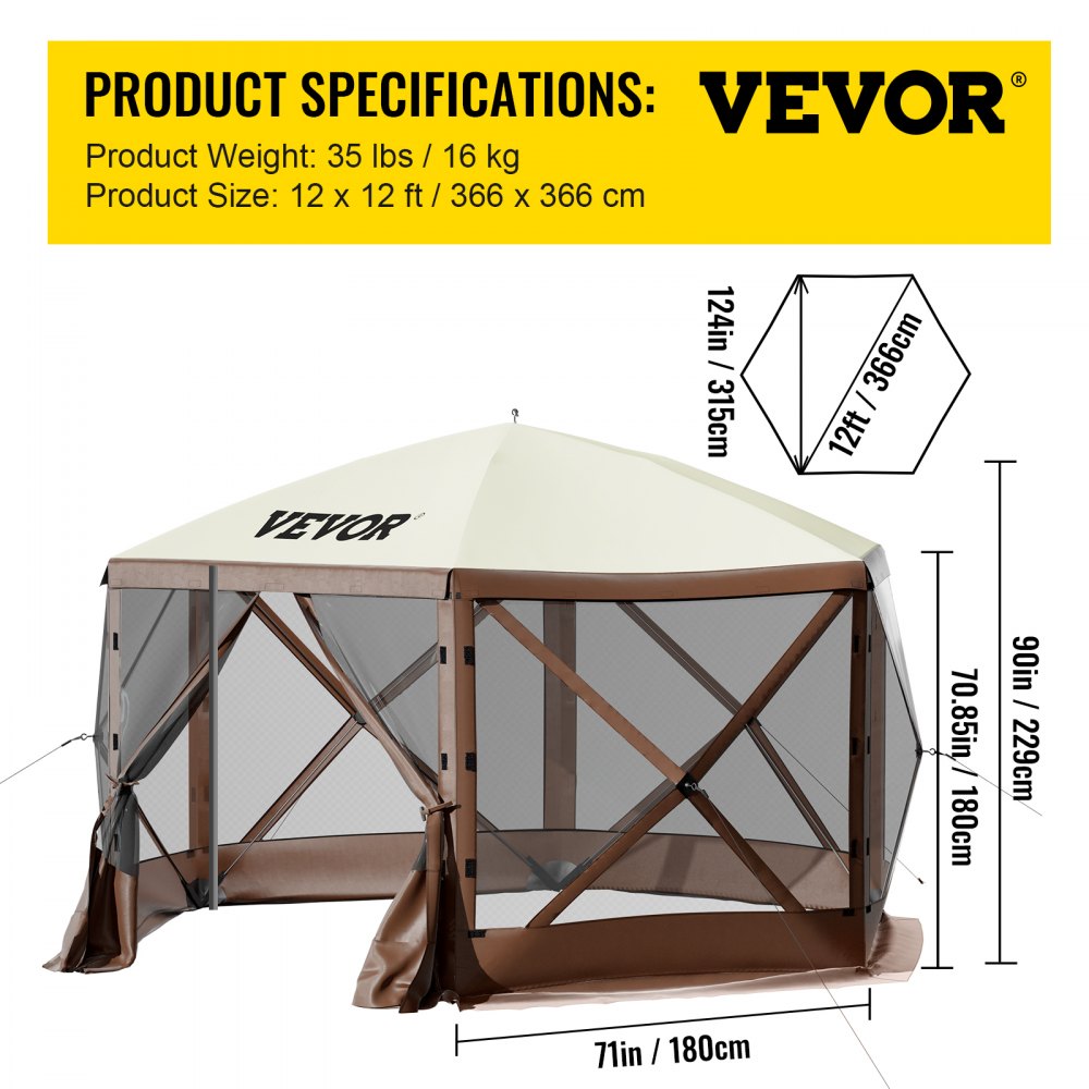Bâche De Tente De Camping – Pare-soleil Et Pluie – Portable