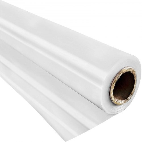 VEVOR Film Serre Polyéthylène 4,5 X 12,2 M Épaisseur 0,15 Mm - Plastique UV Résistant Déchirure Pour Agriculture & Bricolage