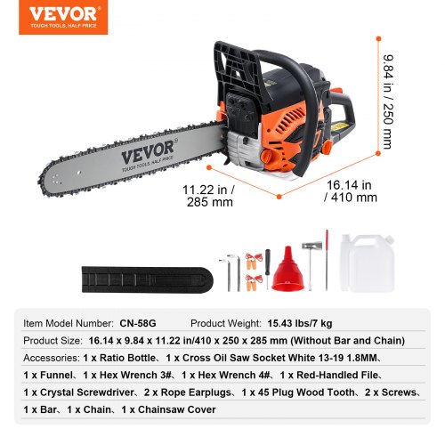 Tronçonneuse à essence de 25,4 cm³ avec lame COFAN de 10 po 71001101 Tronçonneuse à essence de 25,4 cm³ avec lame COFAN de 10 po 71001101