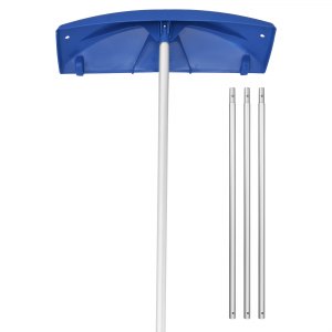 VEVOR Râteau à Neige De Toit 45cm - Longueur 1,2m Avec Grattoir Mousse - Outil Déneigement Toit Garage