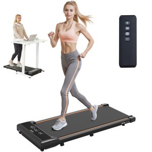 Tapis De Course Plat VEVOR S7 Noir Mat – Pliable Et Portable (1-6 Km/h) Pour Appartement Ou Bureau