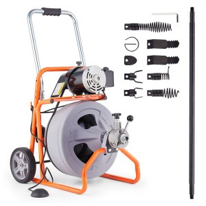 VEVOR Déboucheur Électrique Canalisation Tuyau Alimentation Auto 22,8m ...