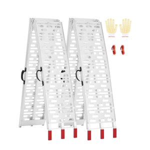 VEVOR Rampe d'accès en aluminium, 2 pièces, rampe de chargement pliable ...