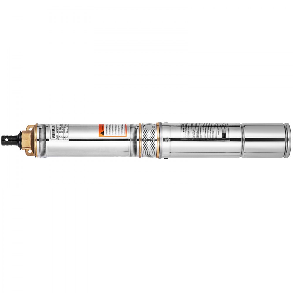 Pompa Sommersa Per Pozzi 0.37kw 5600 L/h 0.5hp Sommergibile Irrigazione