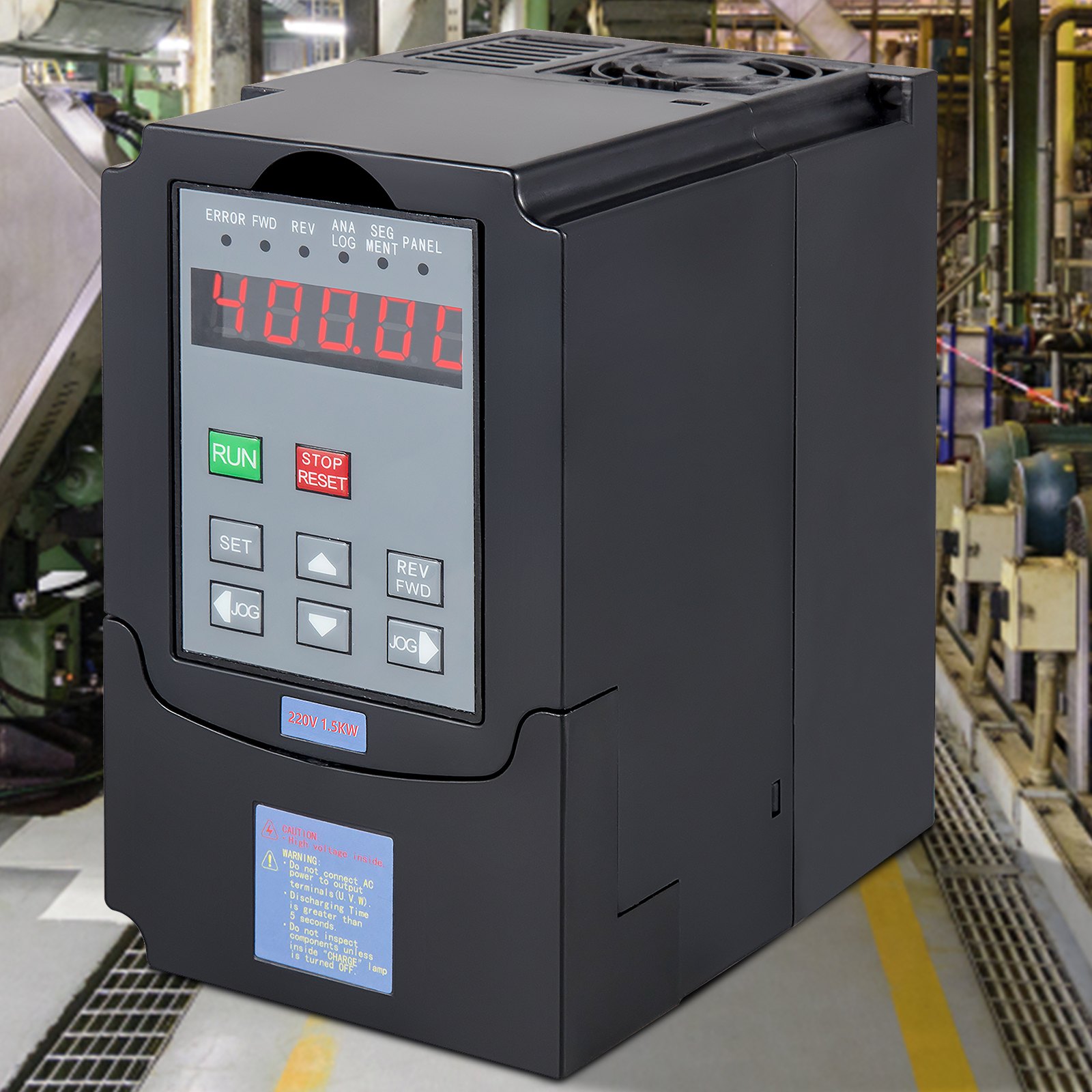 Controllo Velocità Motore Inverter220V 0,75KW a Frequenza Variabile Monofase