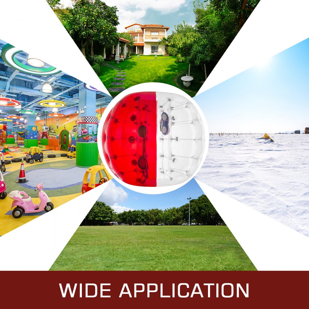 Inflatable Bumper Bubble Soccer Ball 4ft(1.2m) Giant Human Hamster Ball