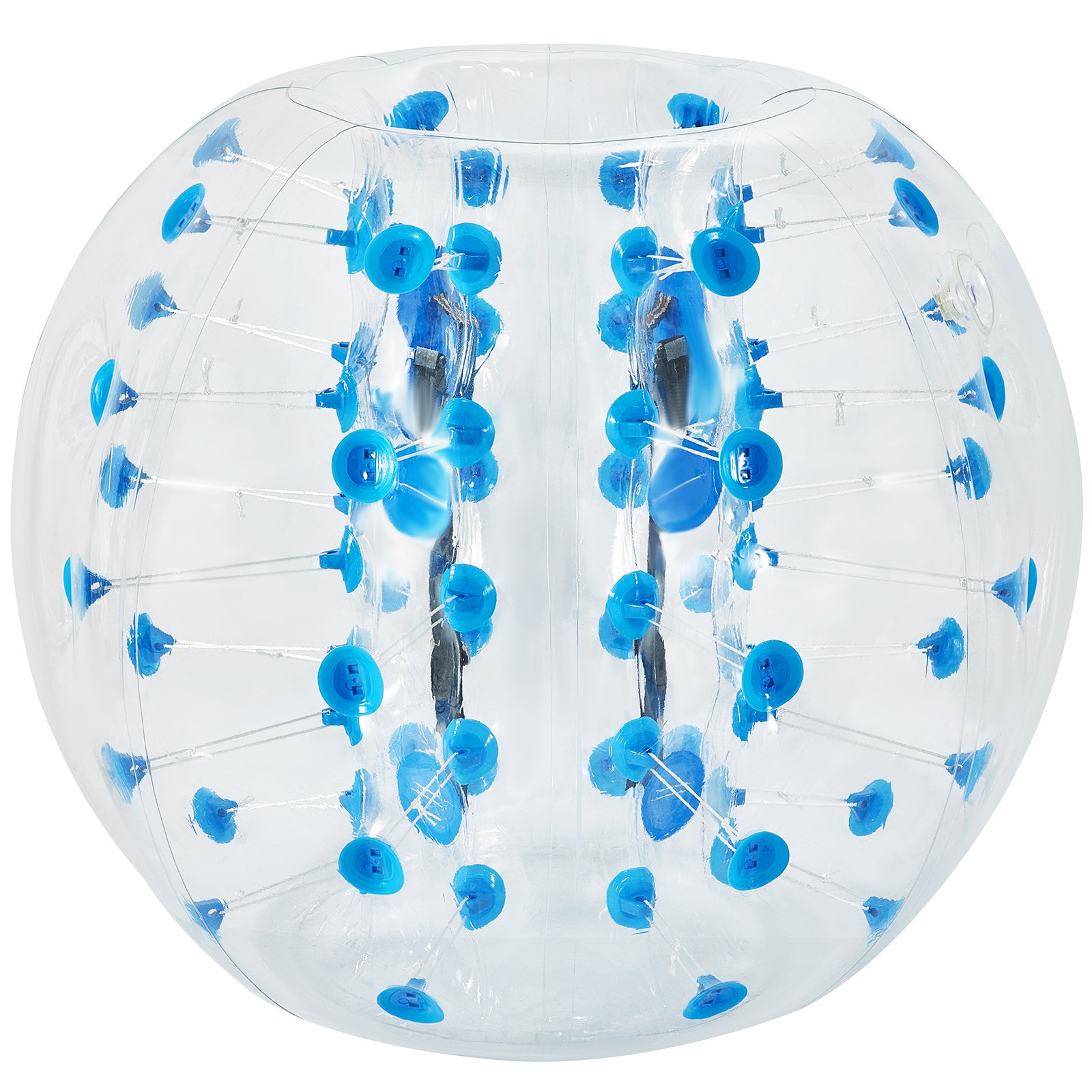 VEVOR Pallone Gonfiabile del Paraurti della Bolla, Diametro Intero 150 cm Altezza 120 cm, 23,04 Libbre Palla Paraurti Gonfiabile in PVC da 1,5 m, Ampiamente Usato in Cortile, Spiaggia, Centro di Gioco