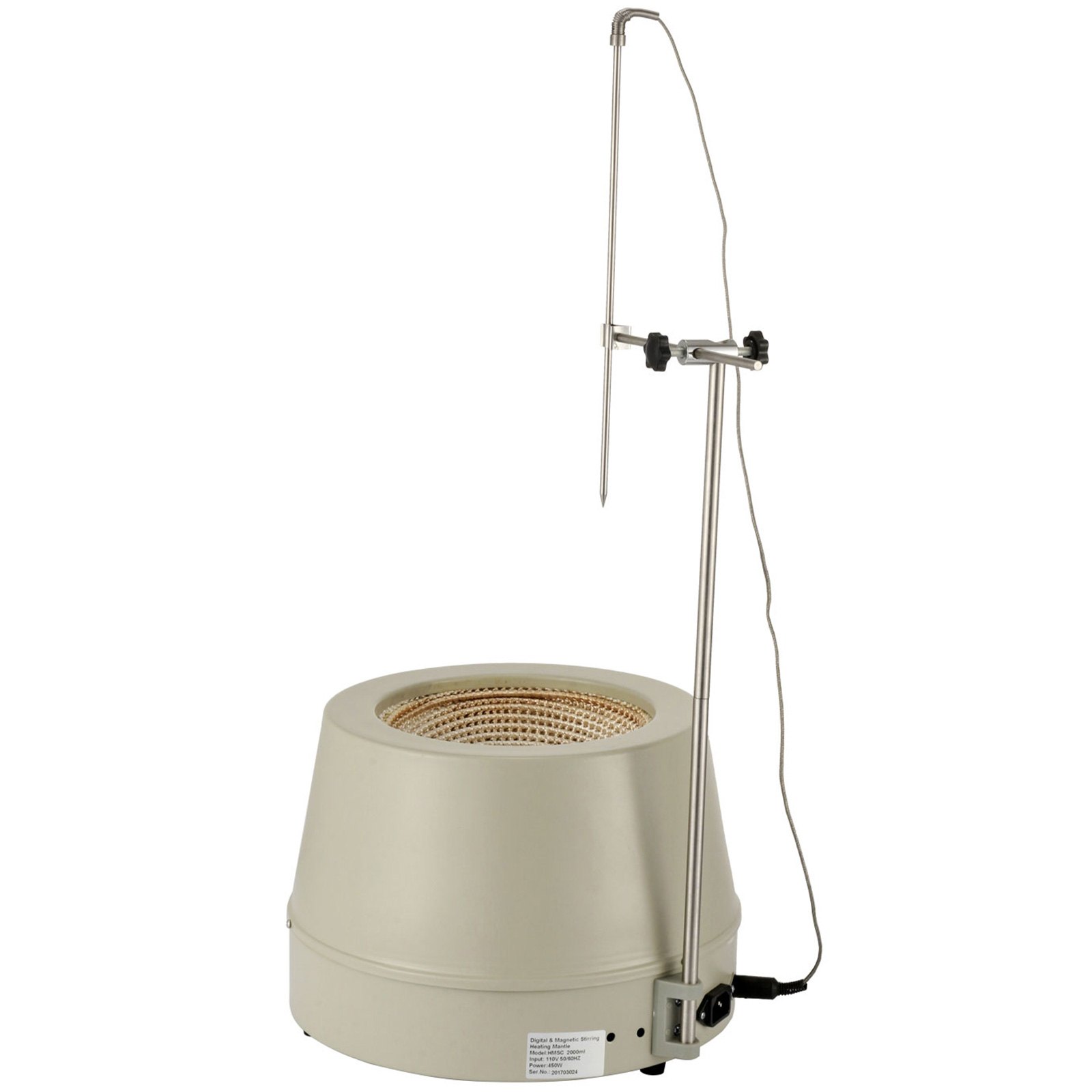 Mantello Riscaldante Per Agitatore Magnetico Elettrico Digitale 1l Sensore Pt100