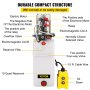 Double Acting Hydraulic Pump 12v Dump Trailer -10 Quart Plastic Reservoir For Dump Trailer