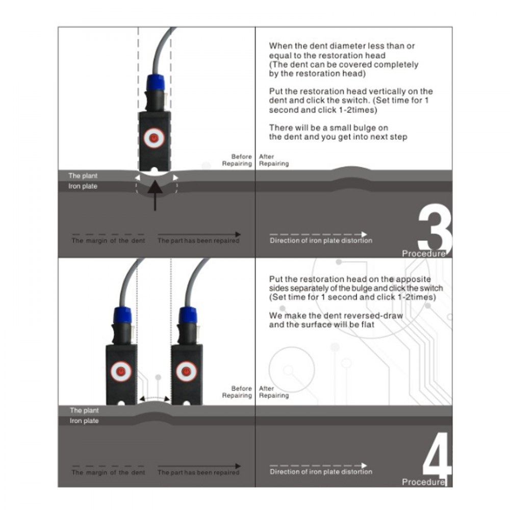 VEVOR Macchina per Riscaldatore PDR a Induzione 1100W per La Riparazione di Auto