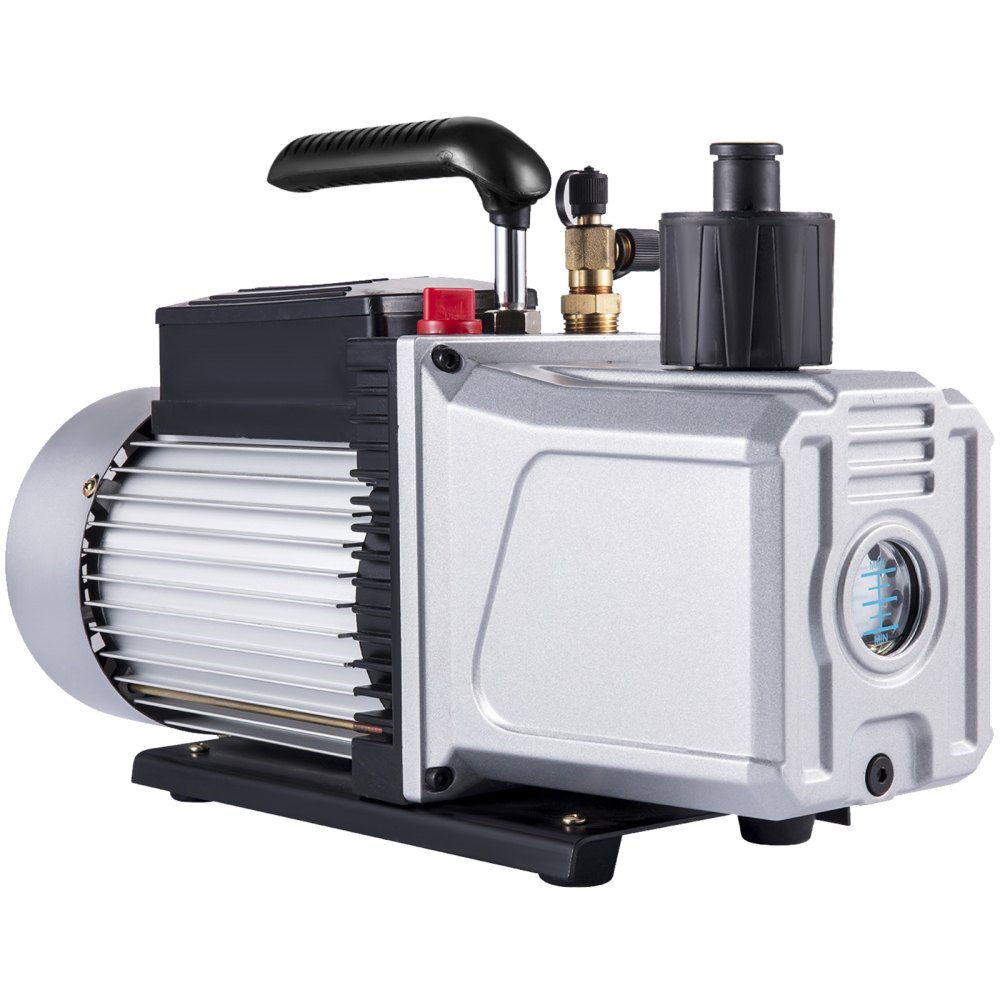VEVOR Vacuum Pump 12 CFM, 1 HP, 5 Pa High-Efficiency Vacuum Pump. Ideal for household air conditioning, vehicle maintenance, and vacuum packaging.