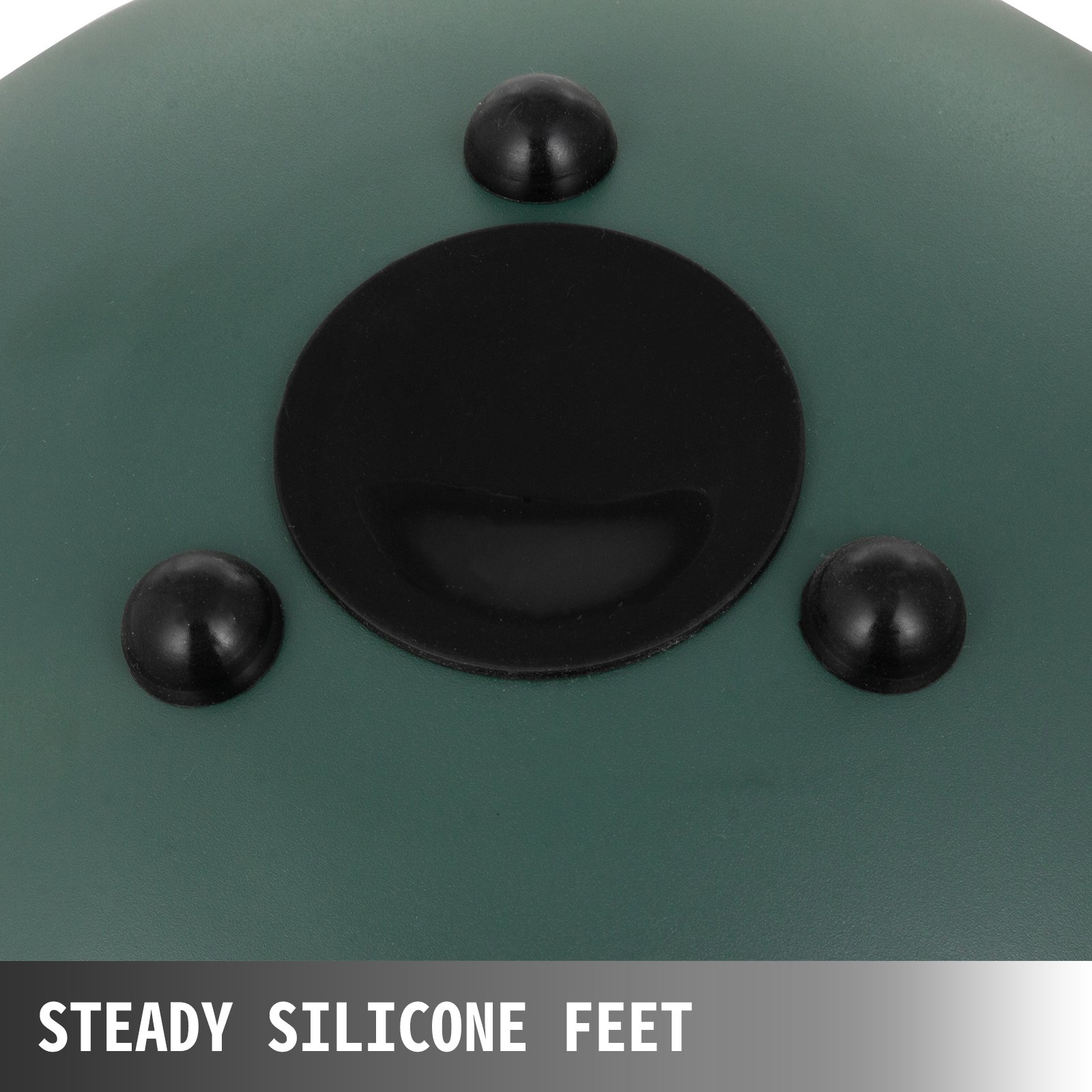 VEVOR Tamburo di Lingua Handpan Musicale 13 Toni Diametro da 12 Pollici, Strumento a Percussione Tamburo di Lingua in Acciaio 13 Linguette con Mazze, Tamburo di Lingua 12 Pollici Verde Scuro di Musica