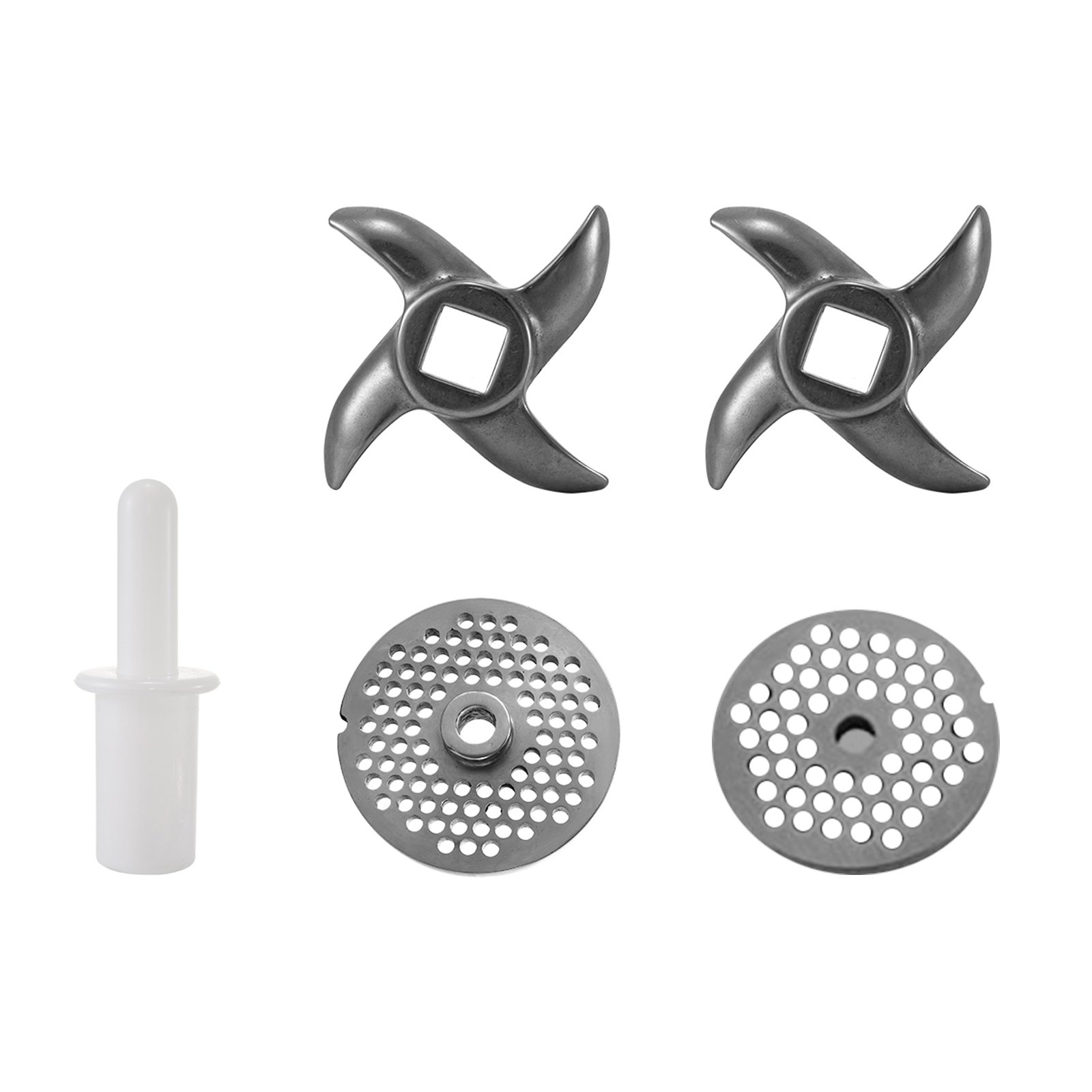 VEVOR Tritacarne Elettrico In Acciaio Inossidabile, 270 Libbre / Ore Macina Carne Elettrico, 850 W Tritacarne per Carne, 190 Giri / Minuto Macchina per Salsicce Professionale 14,5 x 8,5 x 16,5 Pollici