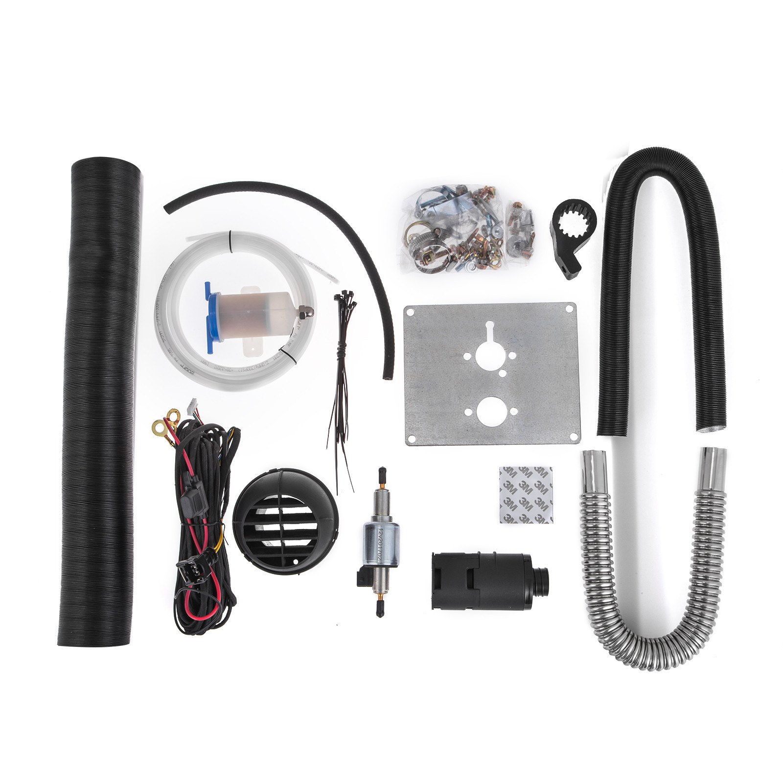 Vevor Air Heater Diesel 12v 3kw Riscaldamento Parcheggio Con 2 Silenziatore