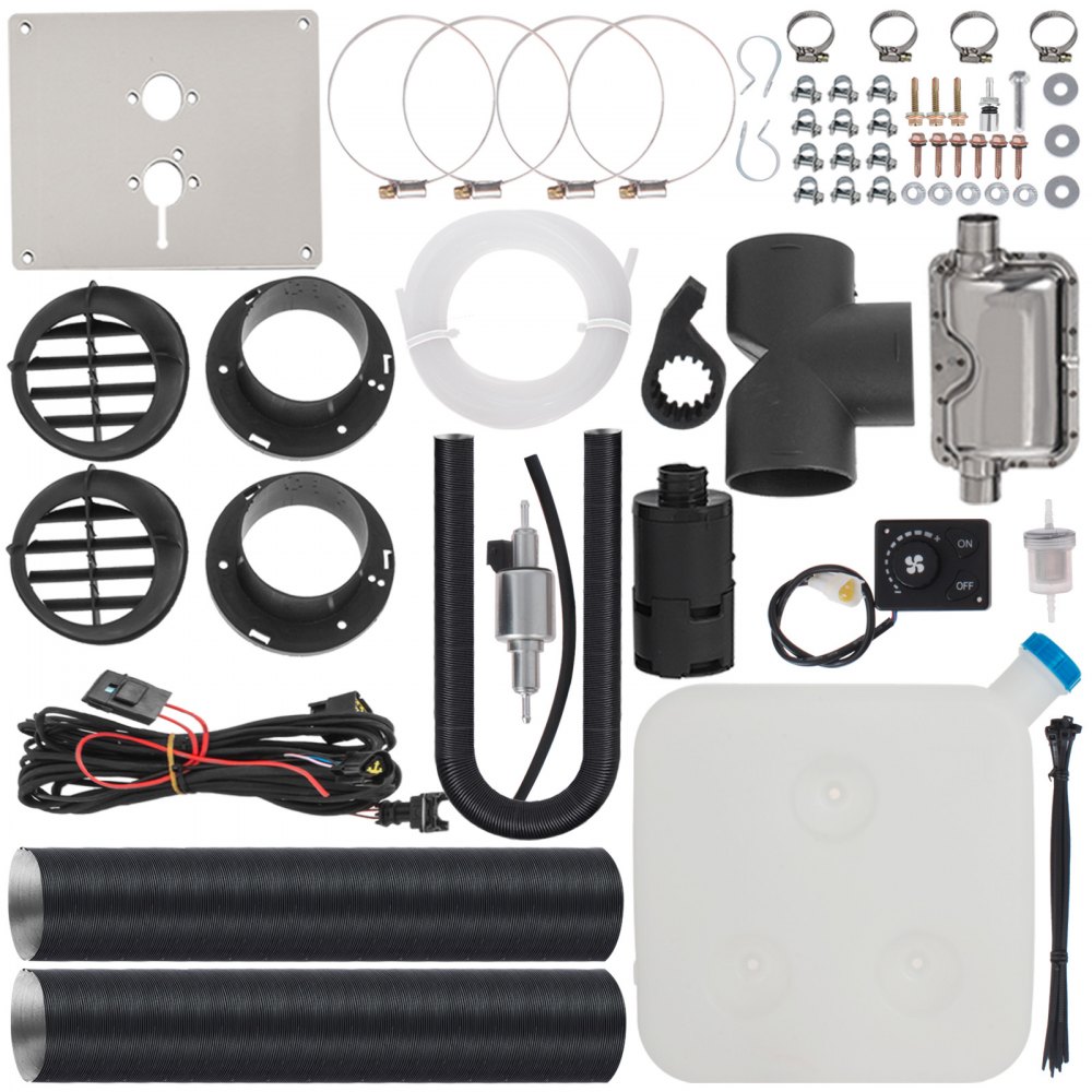 Vevor Air Heater Diesel 12v 5kw Riscaldamento Parcheggio Con Silenziatore