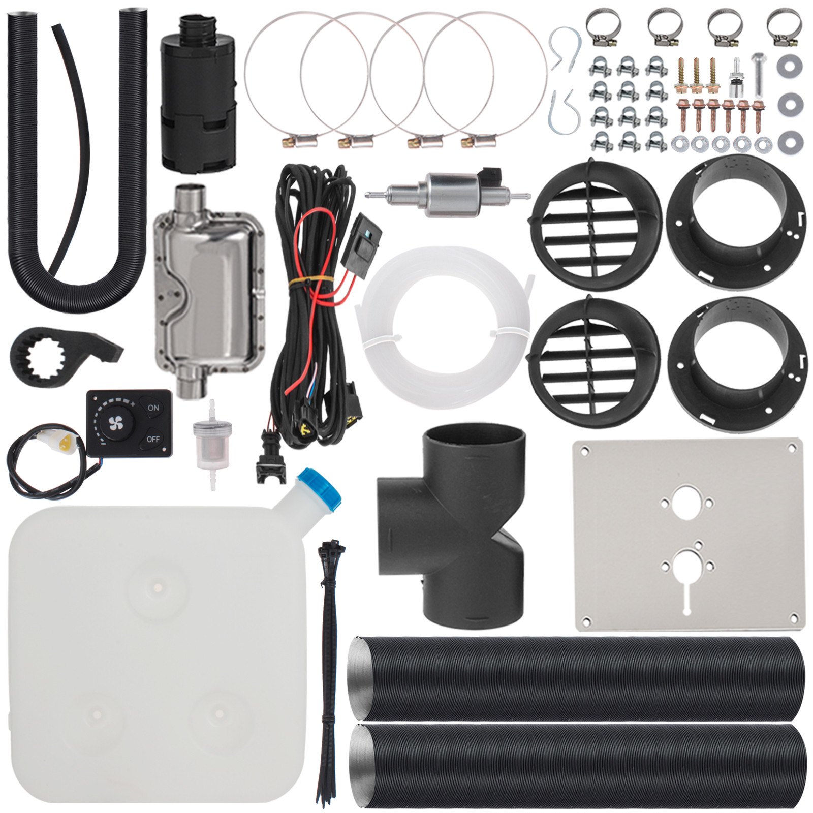 Vevor Air Heater Diesel 12v 5kw Riscaldamento Parcheggio Con Silenziatore