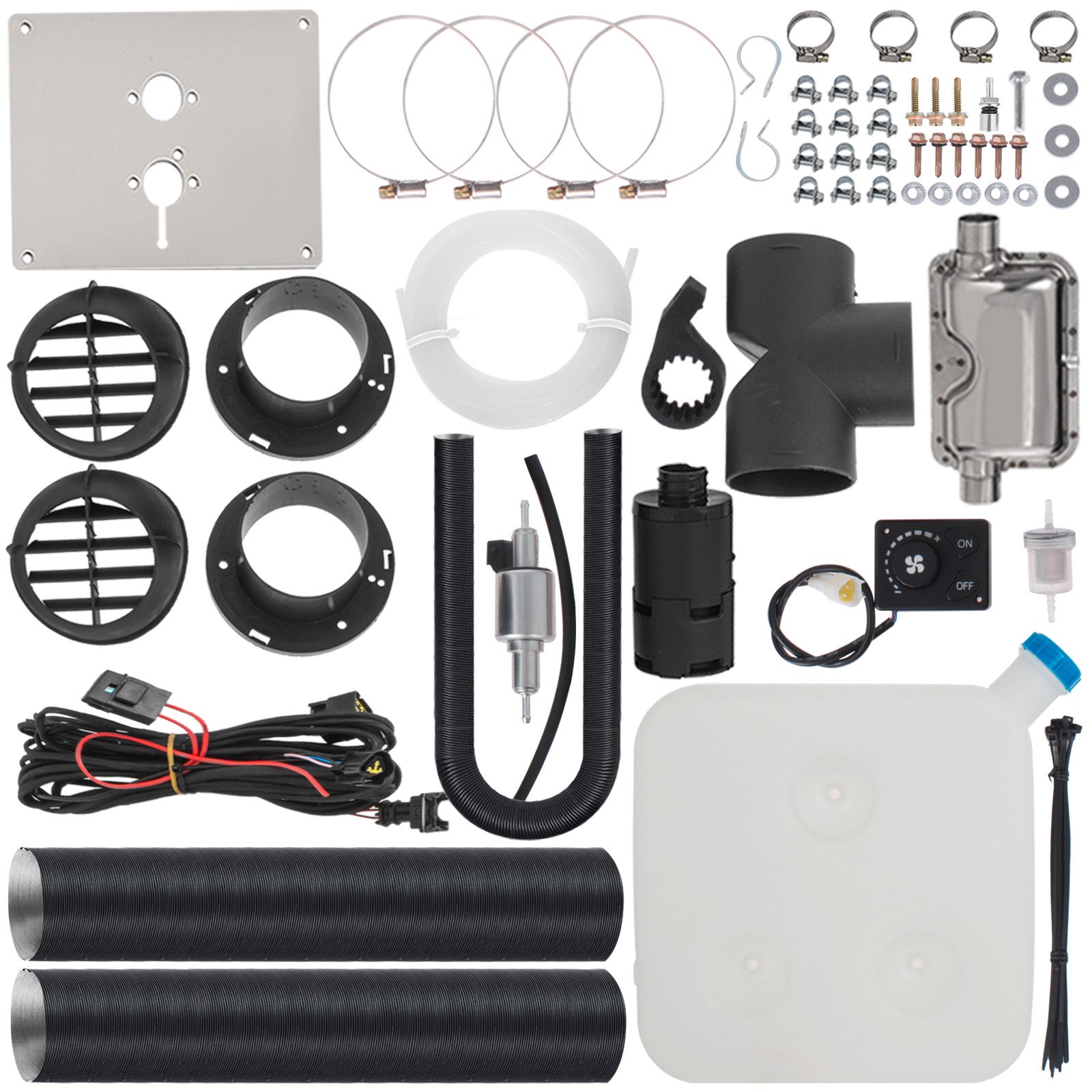 Vevor Air Heater Diesel 12v 5kw Riscaldamento Parcheggio Con Silenziatore