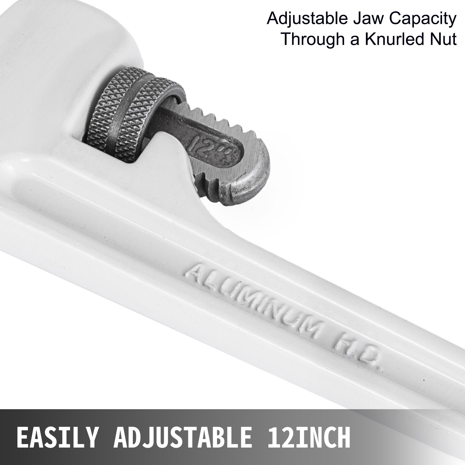 Pinza Idraulica Chiave A Tubo Alluminio 12” Strumento Idraulico Con Manico Lungo