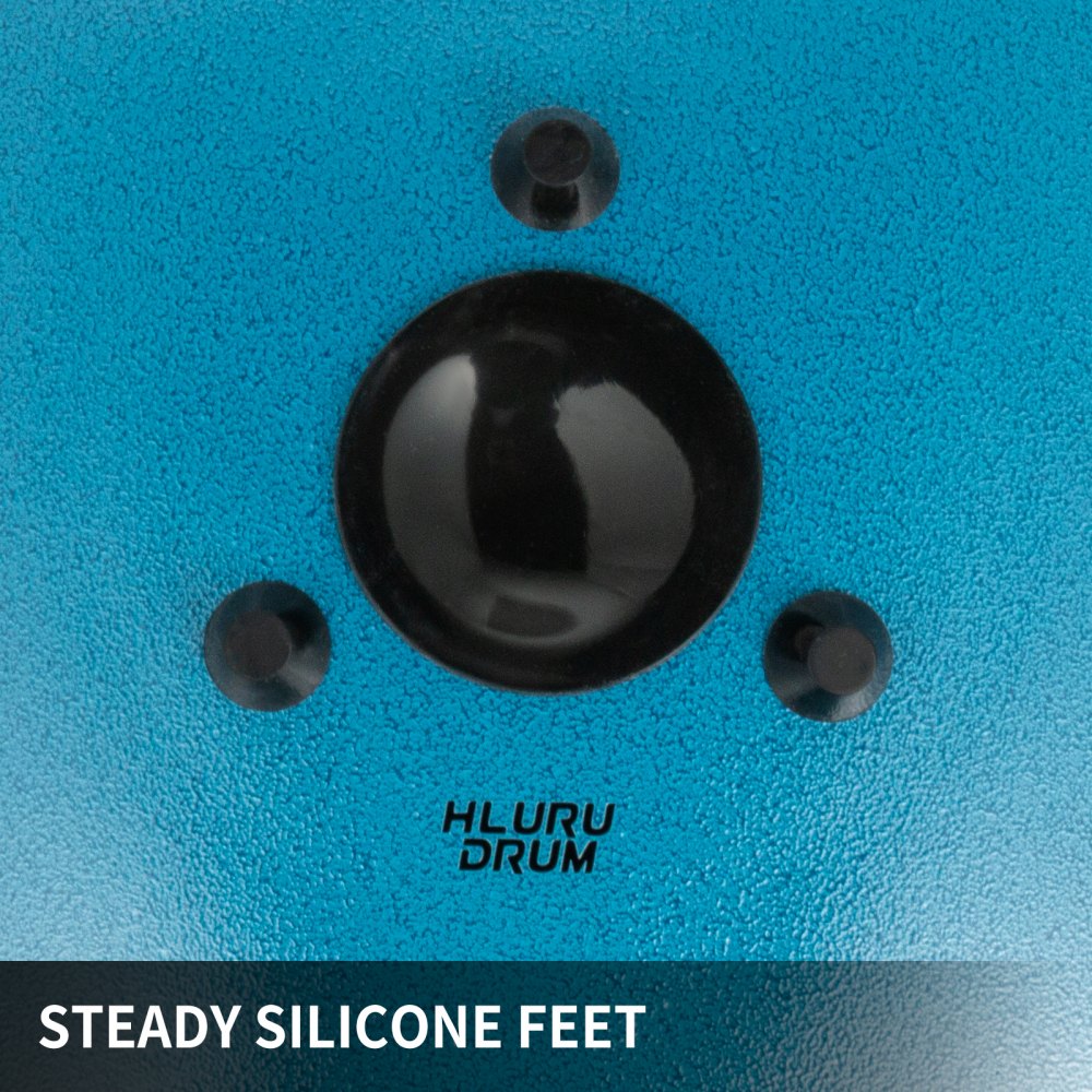 Tamburo Mano 14” 36cm 14 Note C-major Hand Pan Drum Azzuro Street Arts Con Borsa