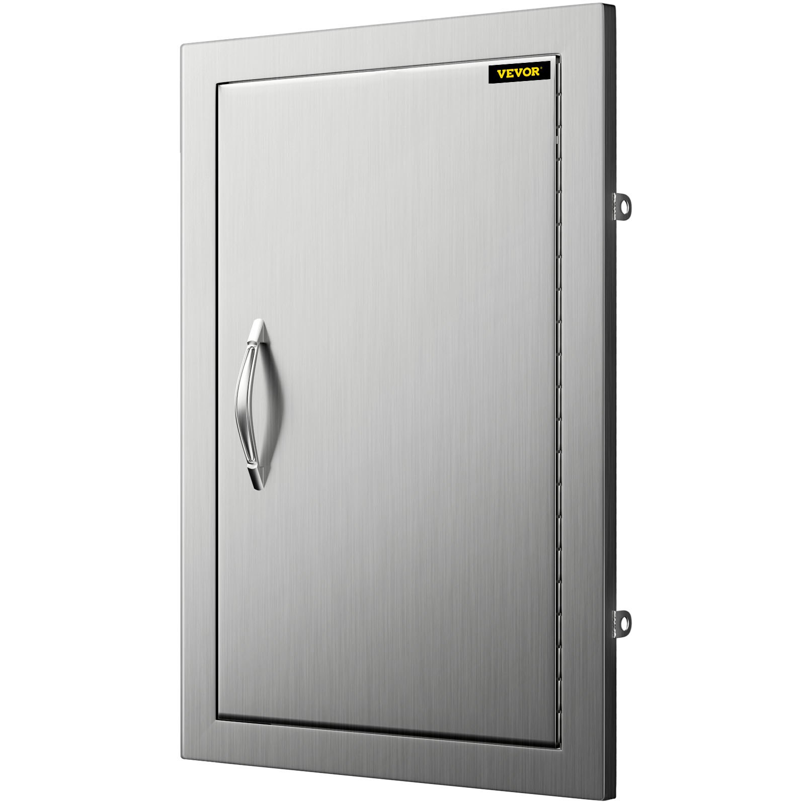 VEVOR Porta da Cucina per Esterni, Porta per Barbecue 36X50cm, Accesso Semplice Perfetto per Cucine Condizioni Meteorologiche, Pioggia o Tuoni Armadio, in Acciaio Inox 14W-20HB con Anta Singola