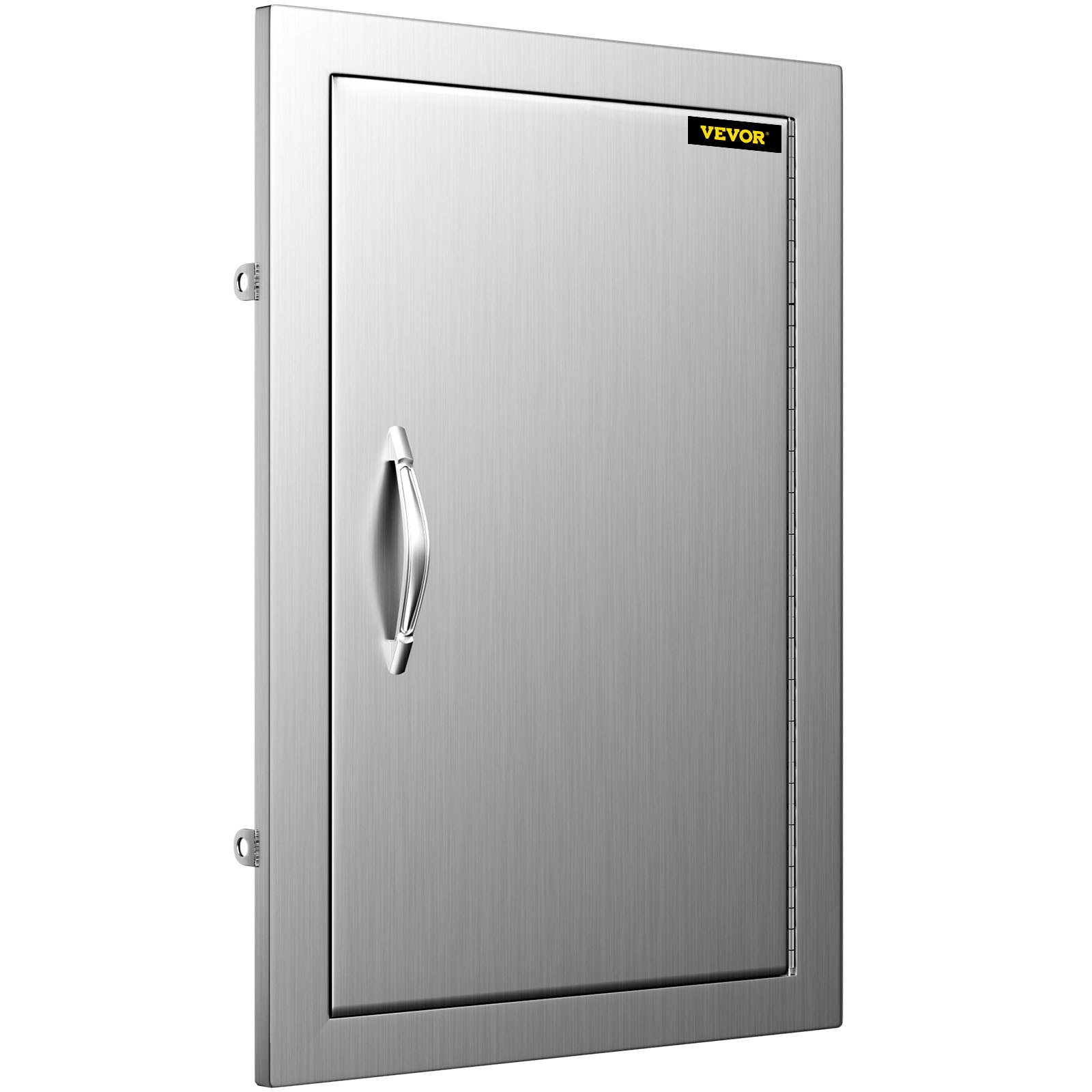 VEVOR Porta da Cucina per Esterni, Porta per Barbecue 36X50cm, Accesso Semplice Perfetto per Cucine Condizioni Meteorologiche, Pioggia o Tuoni Armadio, in Acciaio Inox 14W-20HB con Anta Singola