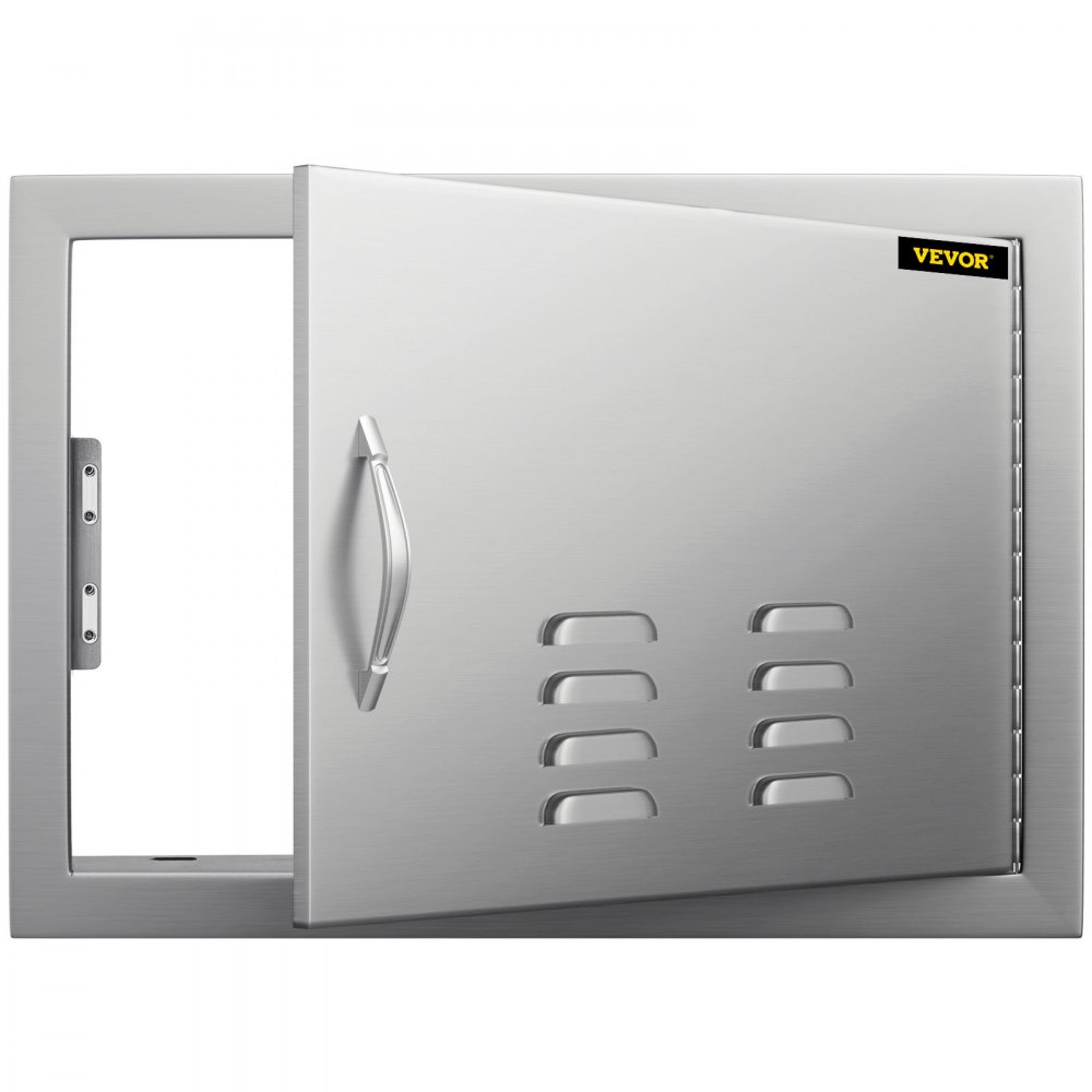 Sportello Di Ispezione Porta Singola 50x35cm In Acciaio Inox Per Barbecue Grill