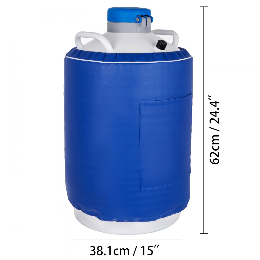 Contenitore Criogenico Statico del Serbatoio Stoccaggio dell'azoto Liquido 15L