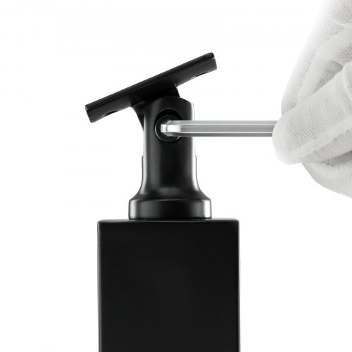 Palo Per Ringhiera A Cavi VEVOR - Acciaio Inox SUS304, 91.4cm, 11 Fori Orizzontali, Nero, Con Staffe - Foto 10