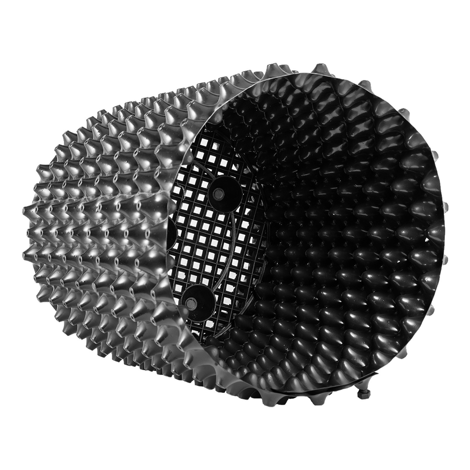 VEVOR Radice Potatura Vasi ad Aria da 20x30 cm 6 Confezioni Aria Radice Vasi Radice in Nero Vaso di Coltivazione Idroponica da 7,5 Galloni / 9,5 L