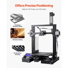 VEVOR 5 Pezzi 2040 Guida Lineare con Scanalatura a T in Lega Alluminio 1000 mm
